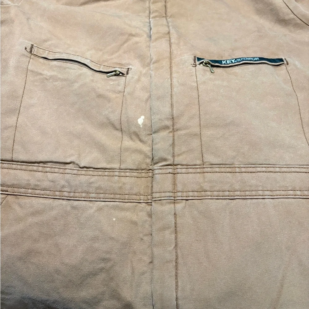 Men's Brown Workwear Coverall - Picture 12 of 16